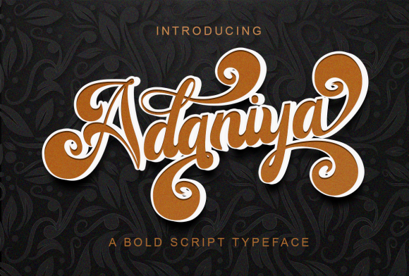 Adaniya: The Bold Handwritten Typeface for Campaign Visuals