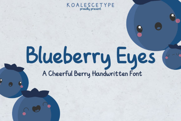 Blueberry Eyes: The Whimsical Script Font for Boutique Branding