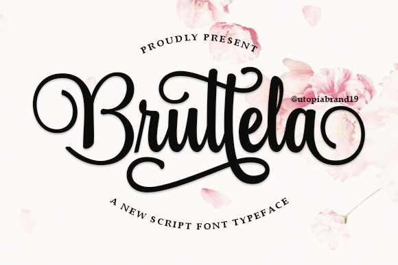 Bruttela: The Delicate Handwritten Font for Elegant Craft Projects