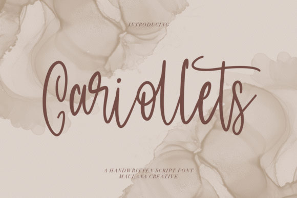 Cariollets Font Review: An Elegant Script for Modern Brand Identity