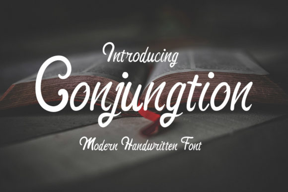 Conjungtion: A Script Font with Personality