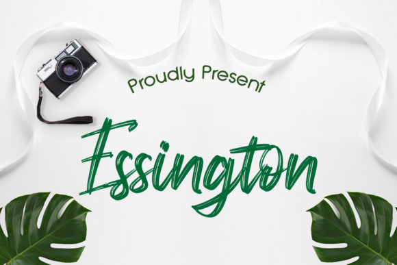 Essington: A Modern Brushed Script for Digital Branding