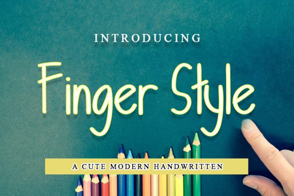 Finger Style: A Handwritten Font for Creative Crafters