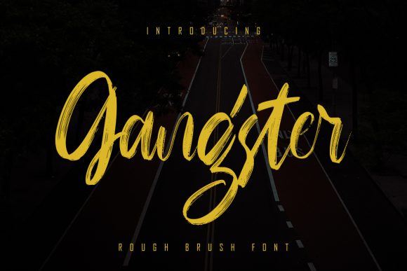 Gangster Font: A Modern Handwritten Typeface for Bold Branding
