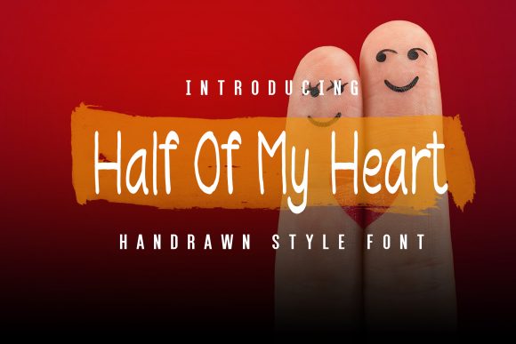 Half of My Heart: A Handwritten Font for Modern Web Design