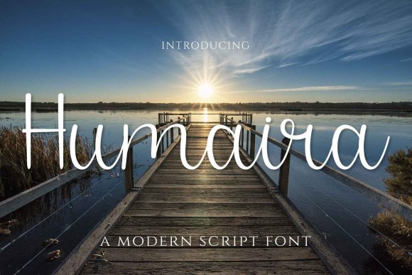 Humaira: A Handwritten Typeface for Editorial Elegance