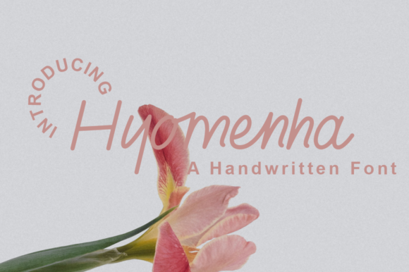 Hyomenha: A Delicate Script Font for Elegant Brand Identity