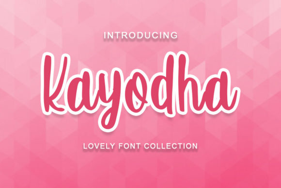 Kayodha: A Handwritten Typeface for Modern Web Design