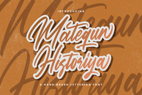 Matequn Historiya: A Handwritten Typeface for Editorial Elegance