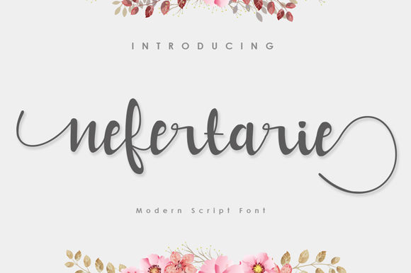 Nefertarie: The Handwritten Typeface That Elevates Campaign Visuals