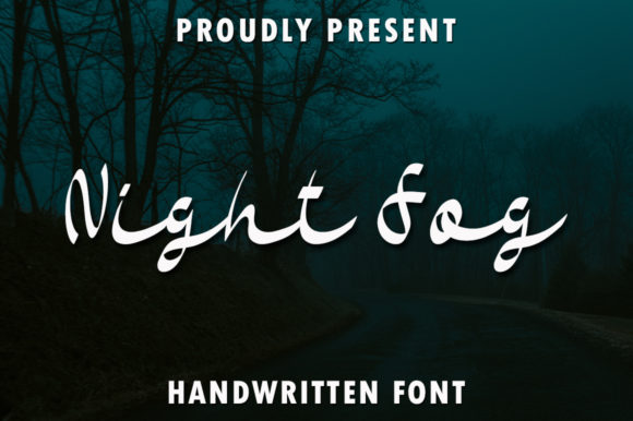 Night Fog: A Romantic Script Font for Handmade Labels and Invitations