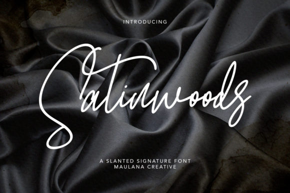Satinwoods: A Handwritten Typeface for Editorial Elegance