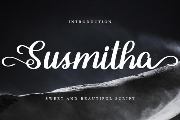 Susmitha: Elevating Digital Brand Identity with Handwritten Elegance