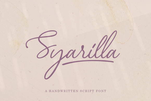 Syarilla Font: A Handwritten Typeface for Modern Web Design