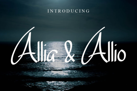 Unlock Creative Clarity with the Allia Allio Handwritten Font