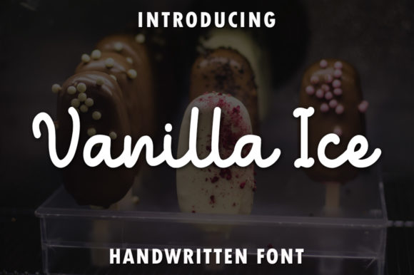 Vanilla Ice: A Sweet Handwritten Font for Crafters and Sellers